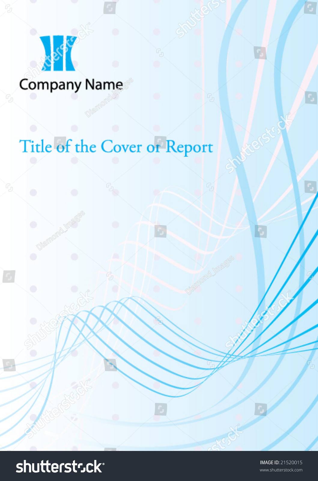 Vector Wavy Dotted Cover Or Background (A4 Size) - 21520015 : Shutterstock