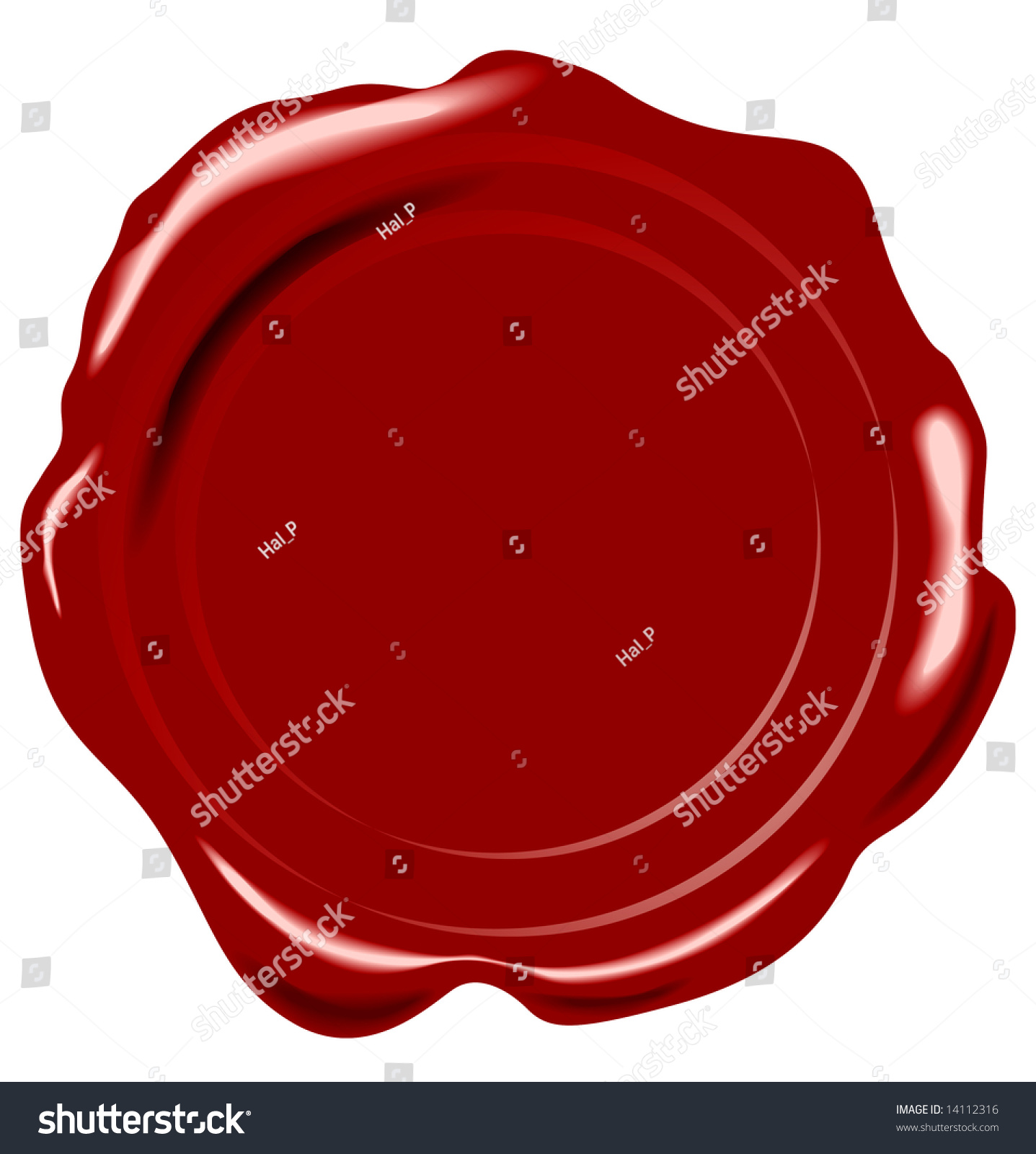 Vector Wax Seal - 14112316 : Shutterstock