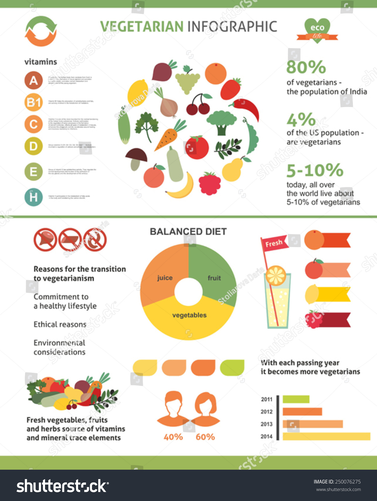 Vegetarian And Vegan Vegetarian Healthy Food Infographic Stock Vector Illustration 250076275 7440