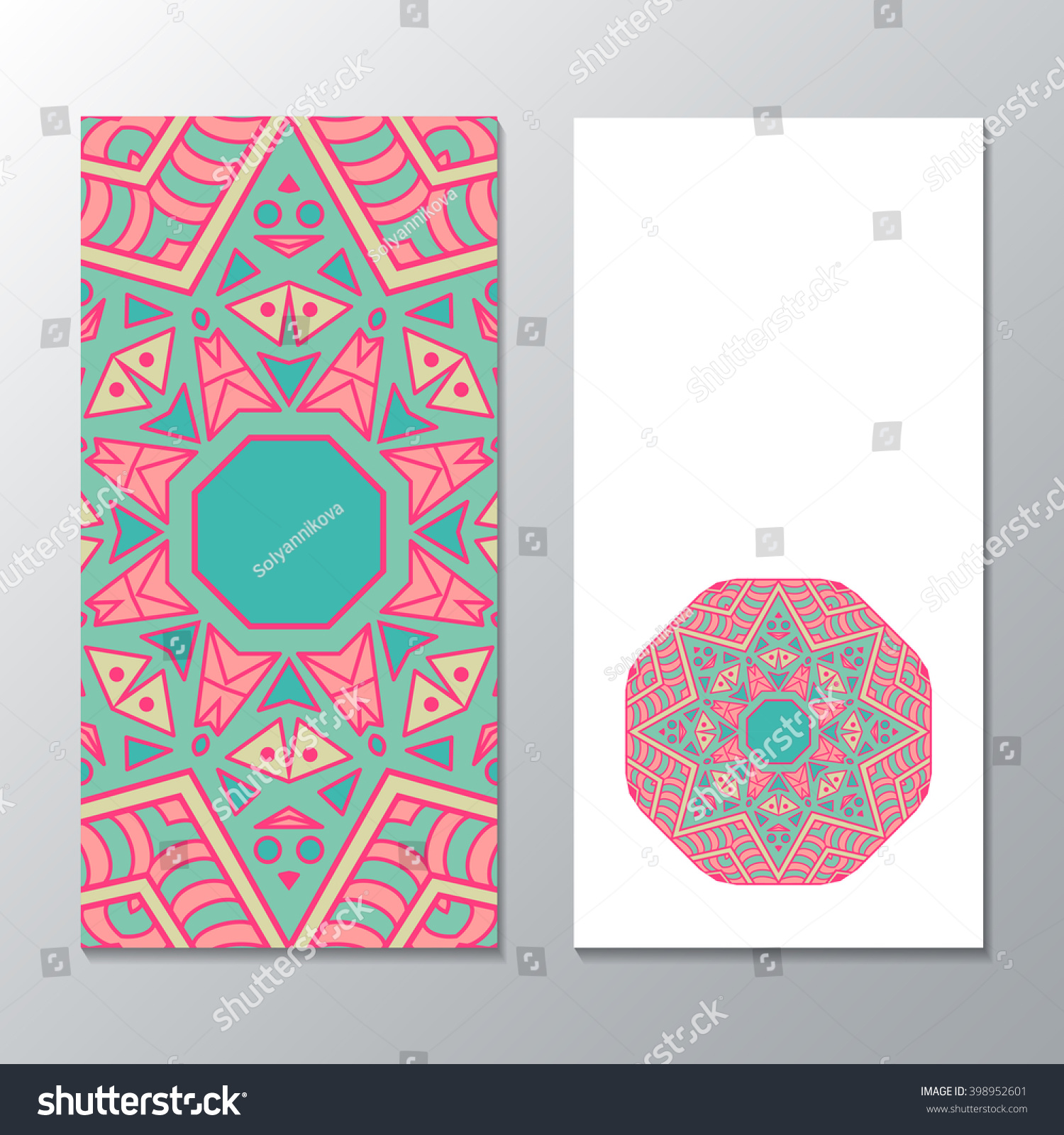 Vertical banner templates with mandala pattern Design for flyer banner invitation greeting card Ornament flyer Vertical banner templates with mandala pattern Design for flyer banner invitation greeting card Ornament flyer