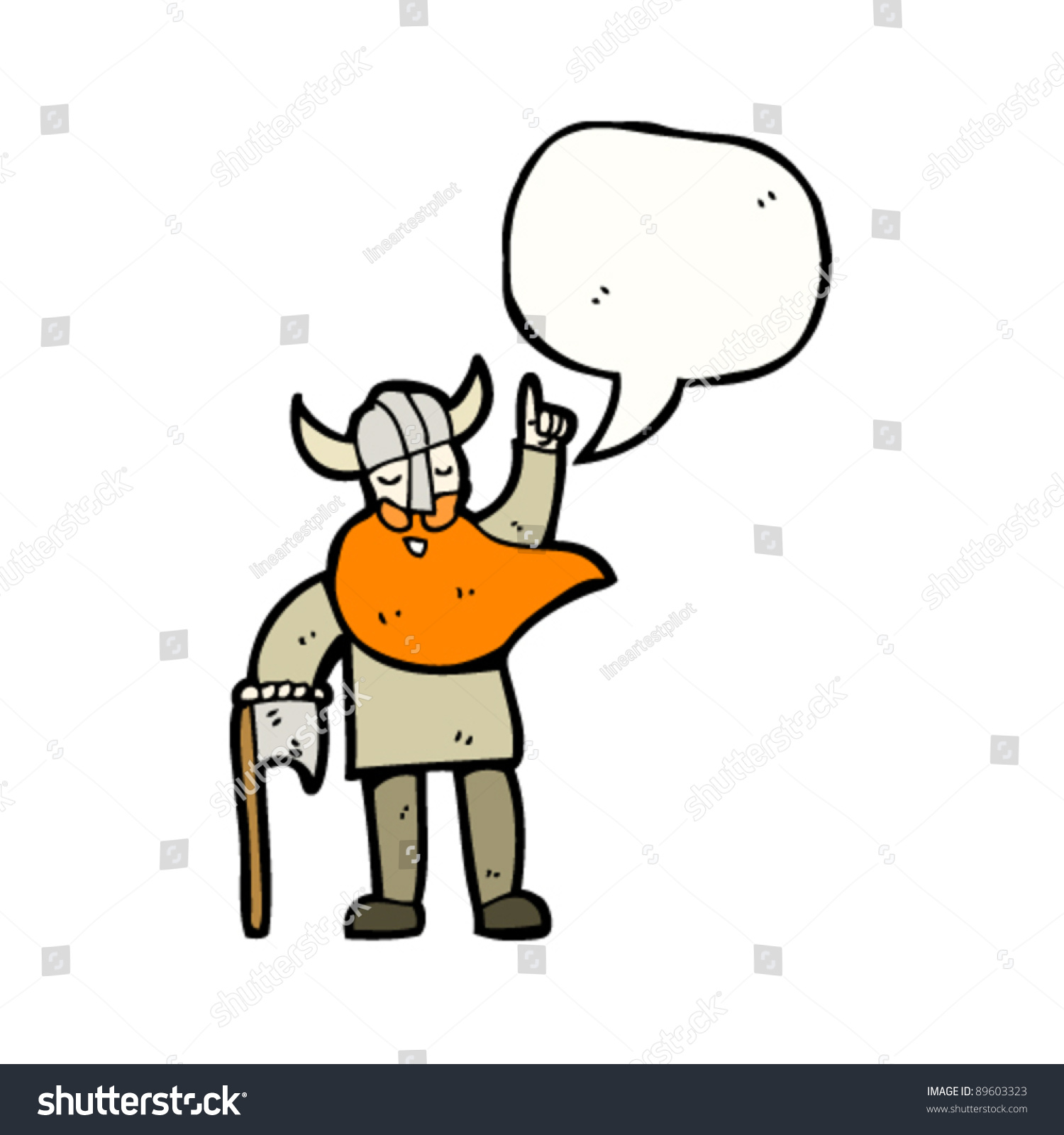 Viking Cartoon Character Stock Vector Illustration 89603323 : Shutterstock