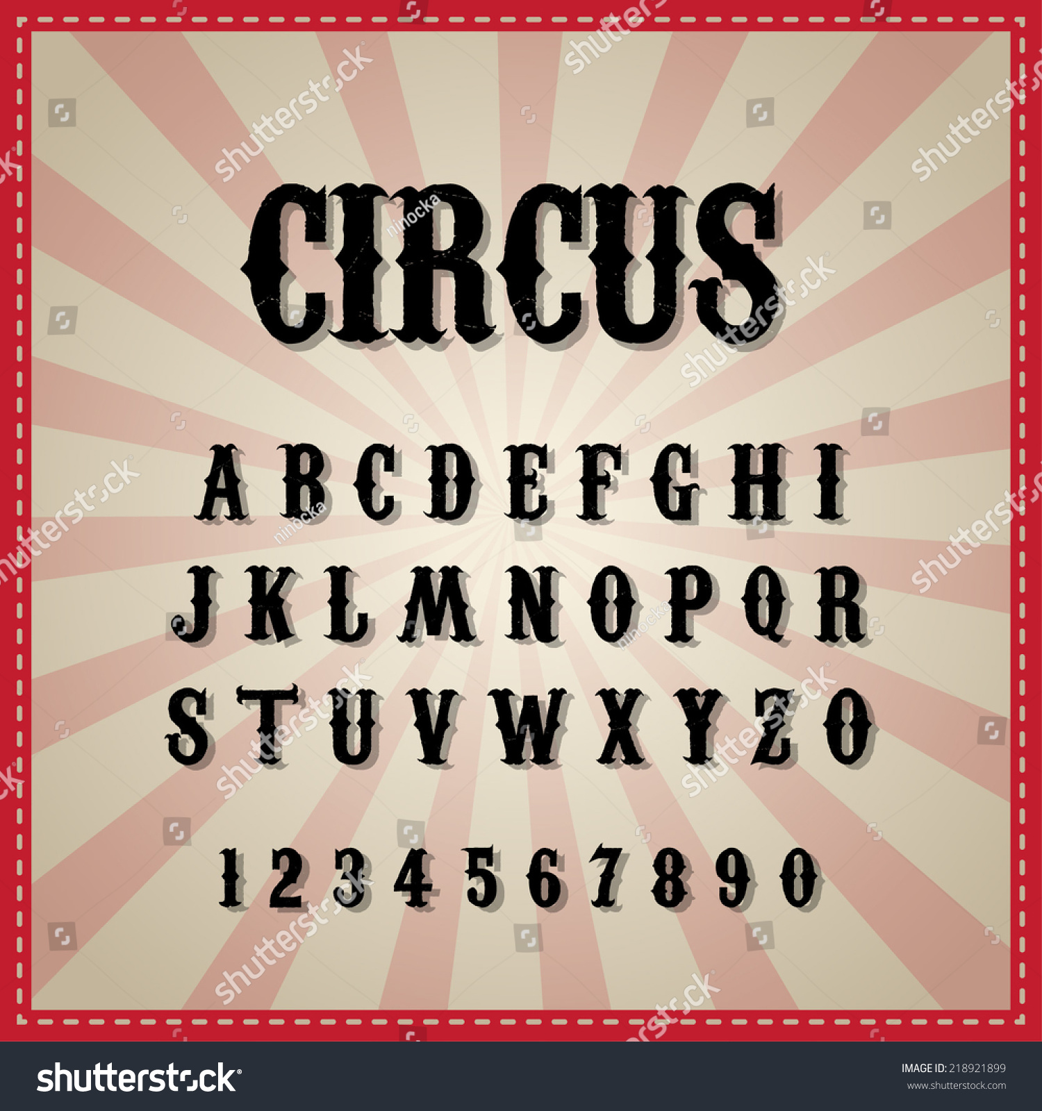 Vintage Circus Font 104