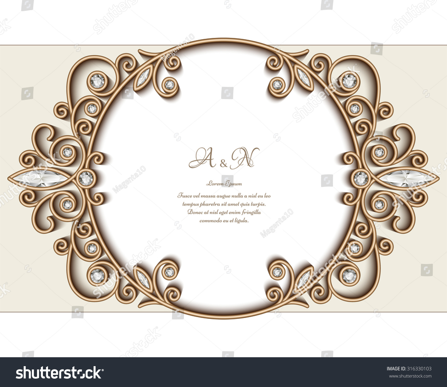 Vintage gold jewelry background diamond vignette vector circle ornament elegant jewellery frame eps10 Vintage gold jewelry background diamond vignette vector circle ornament elegant jewellery frame eps10