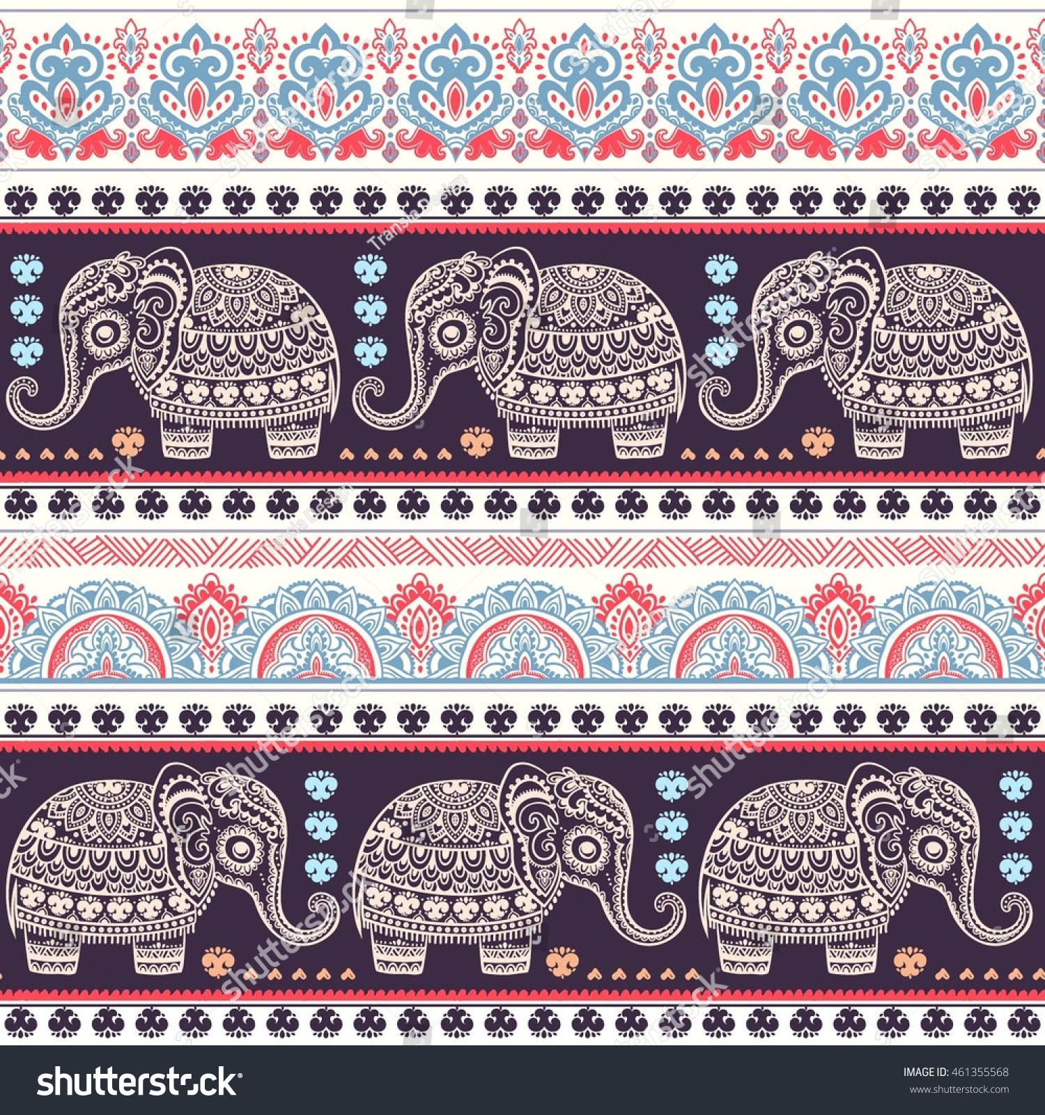 Vintage graphic vector Indian lotus ethnic elephant African tribal ornament Can be used for a coloring book textile prints phone case greeting card Vintage graphic vector Indian lotus ethnic elephant African tribal ornament Can be used for a coloring book textile prints phone case greeting card