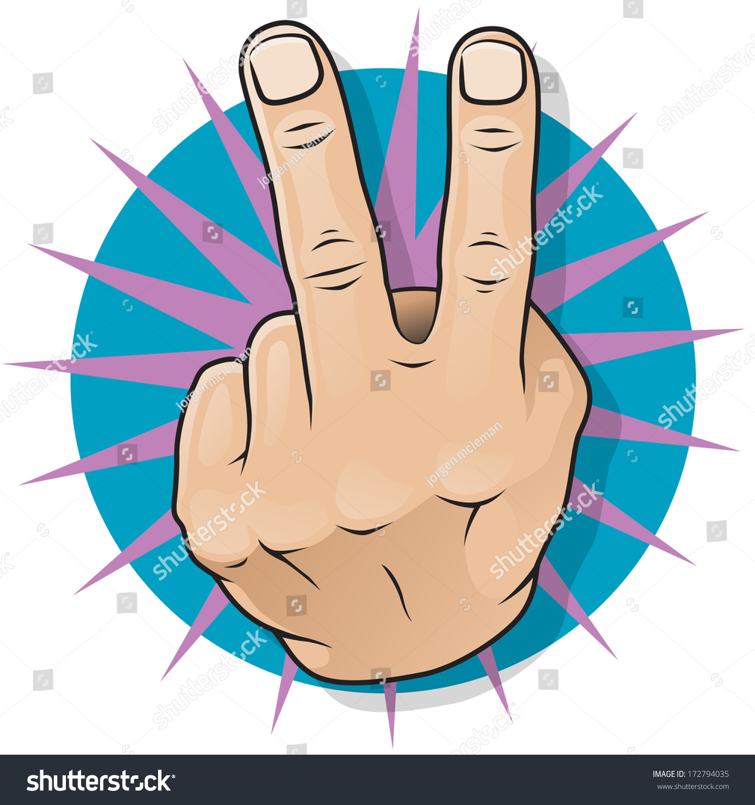 stock-vector-vintage-pop-two-fingers-up-