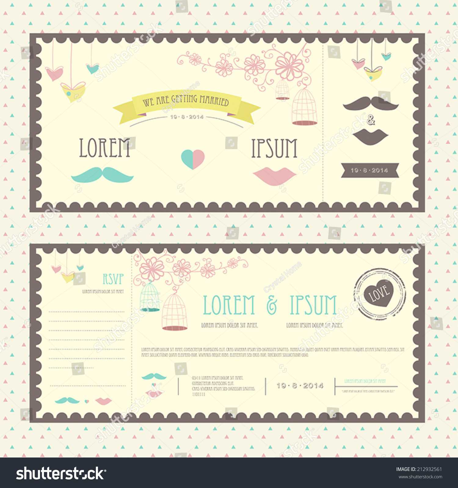 Vintage stock coupons