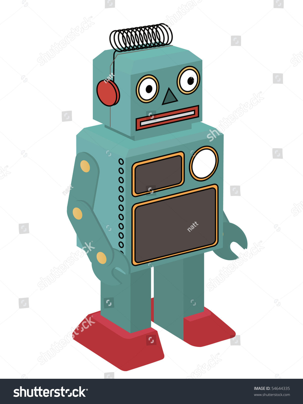 toy robot clipart - photo #27