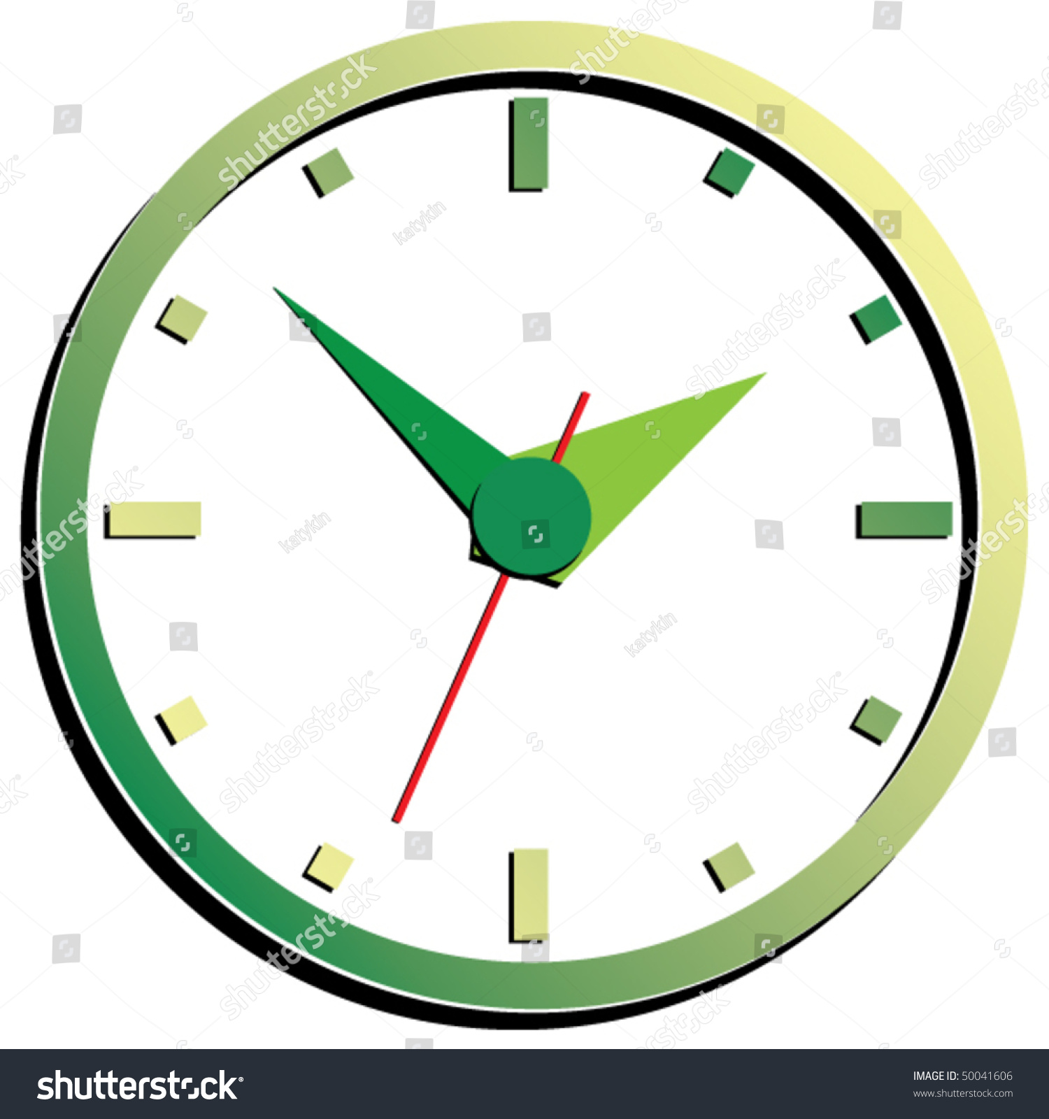 Wall Clock. Vector. 50041606 Shutterstock