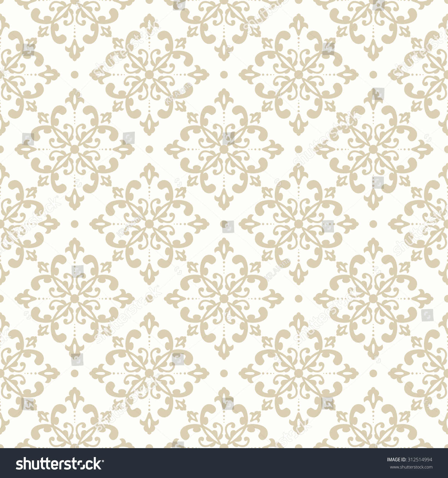 Wallpaper in classic style Damask floral pattern Seamless vector background Wallpaper in classic style Damask floral pattern Seamless vector background