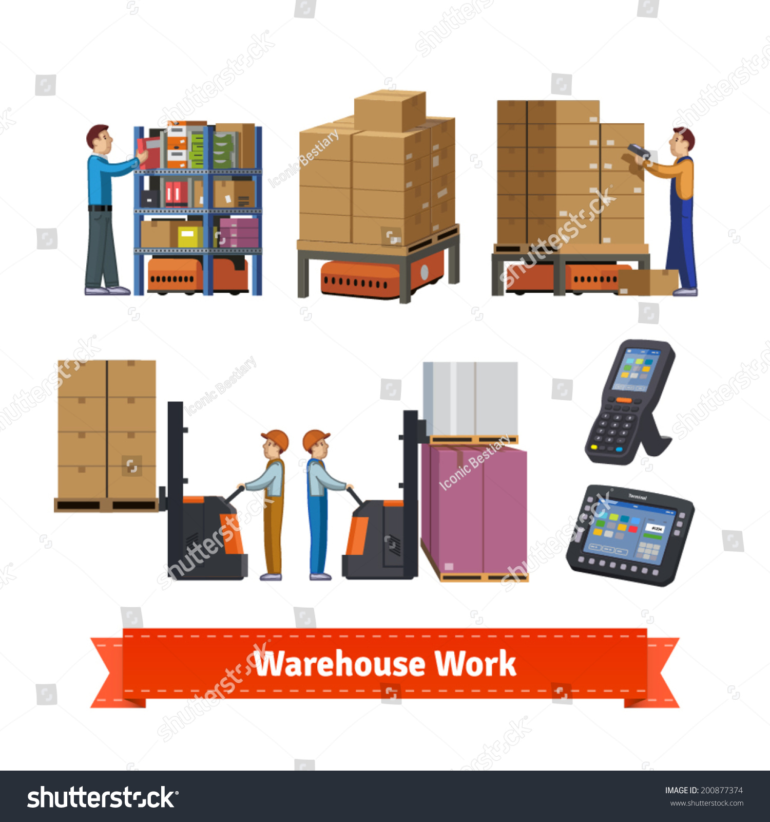 free clip art warehouse worker - photo #15