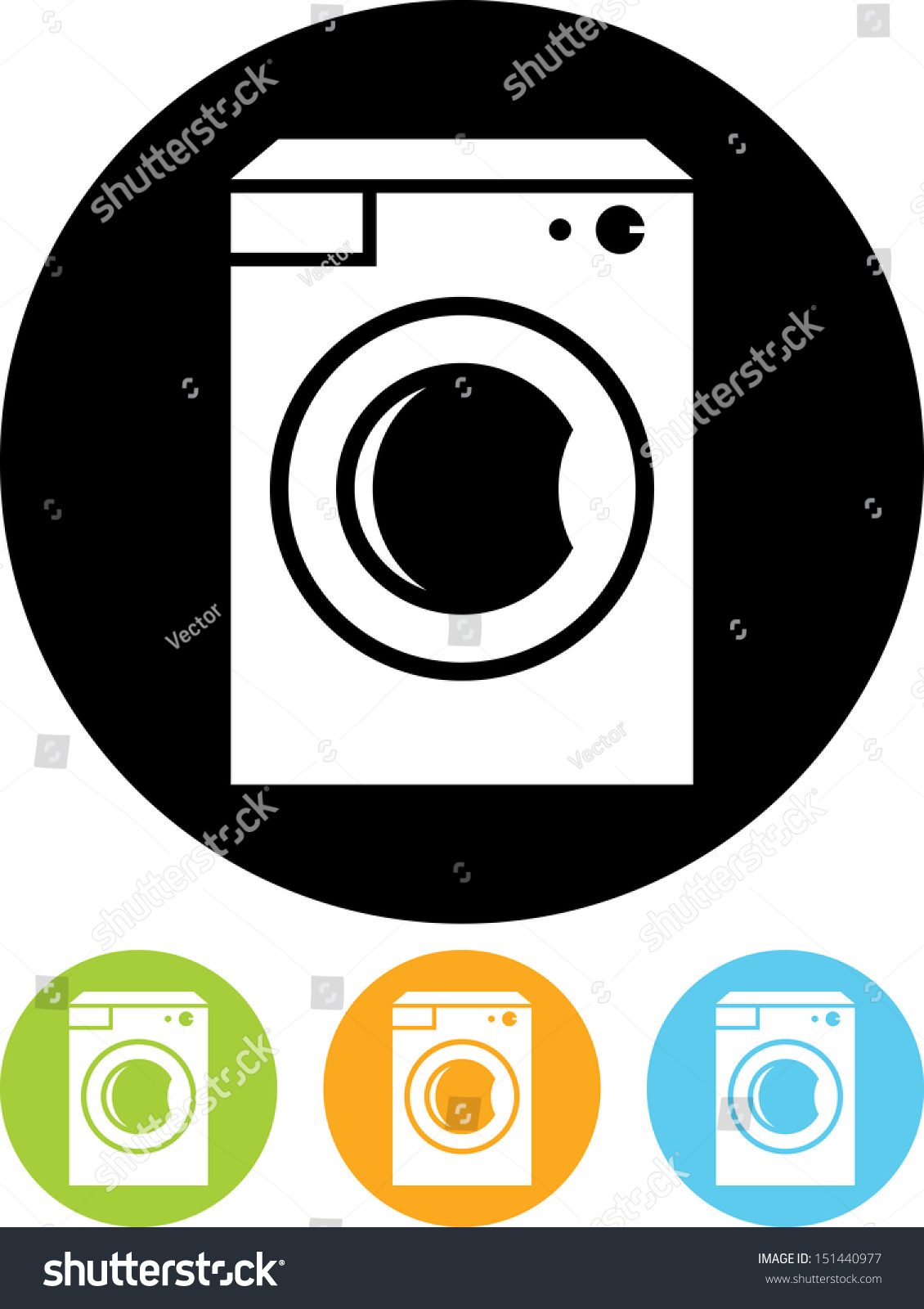 Washing Machine Vector Washing Machine Vector