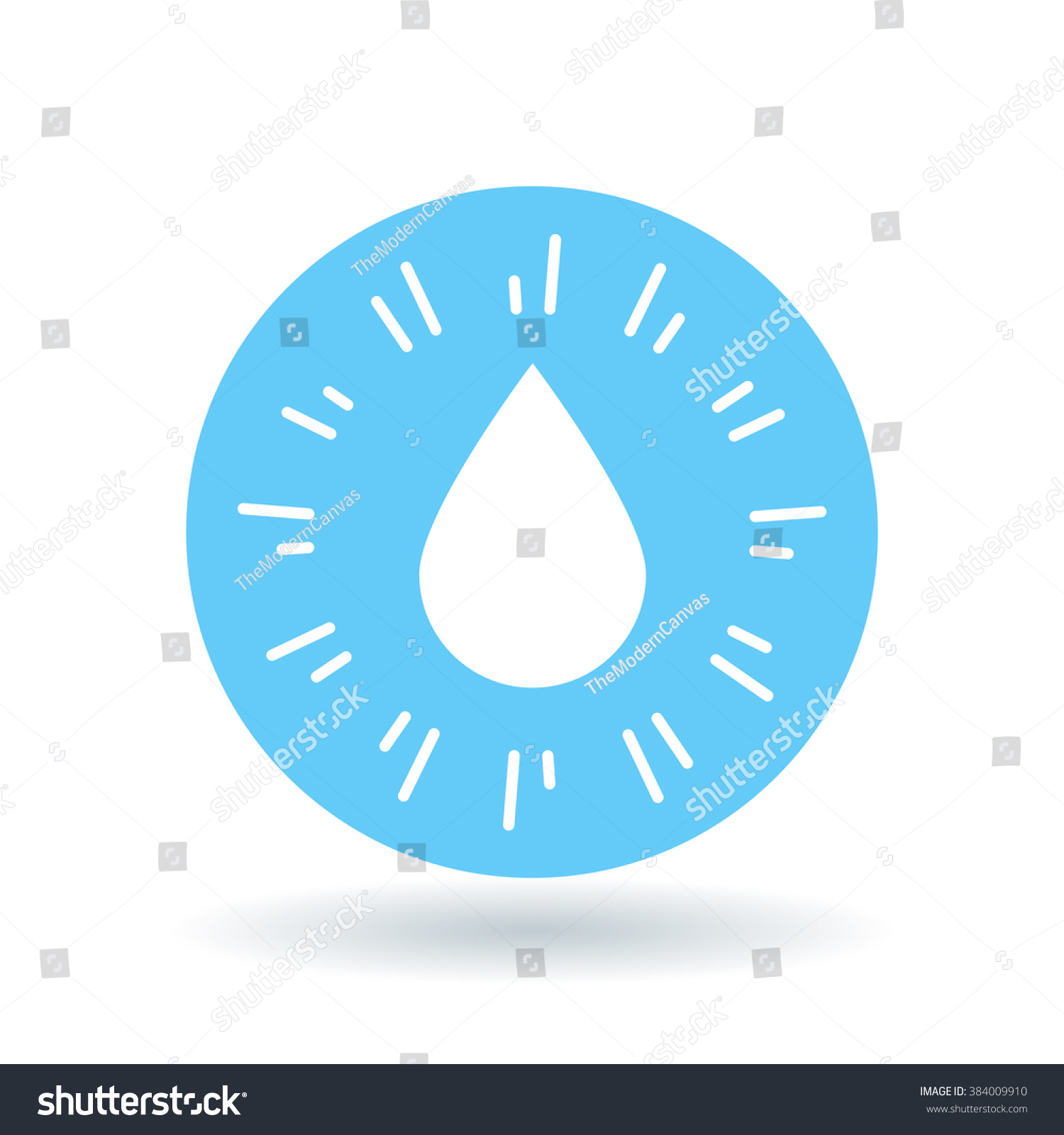 Waterdrop Icon Raindrop Sign Water Symbol Stock Vector Royalty Free