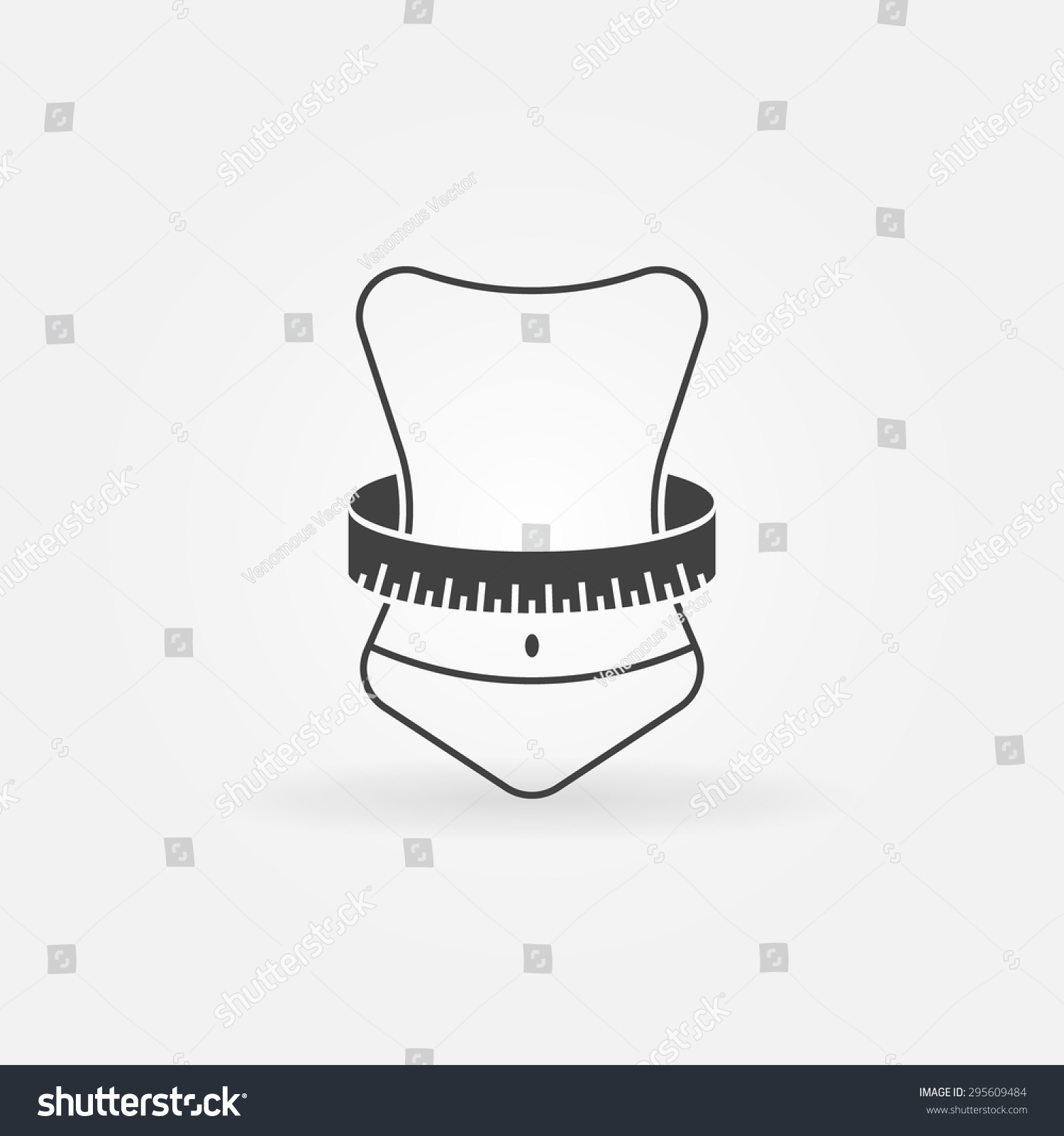 Weight Loss Icon Logo Vector Symbol Stock Vector 295609484 ...