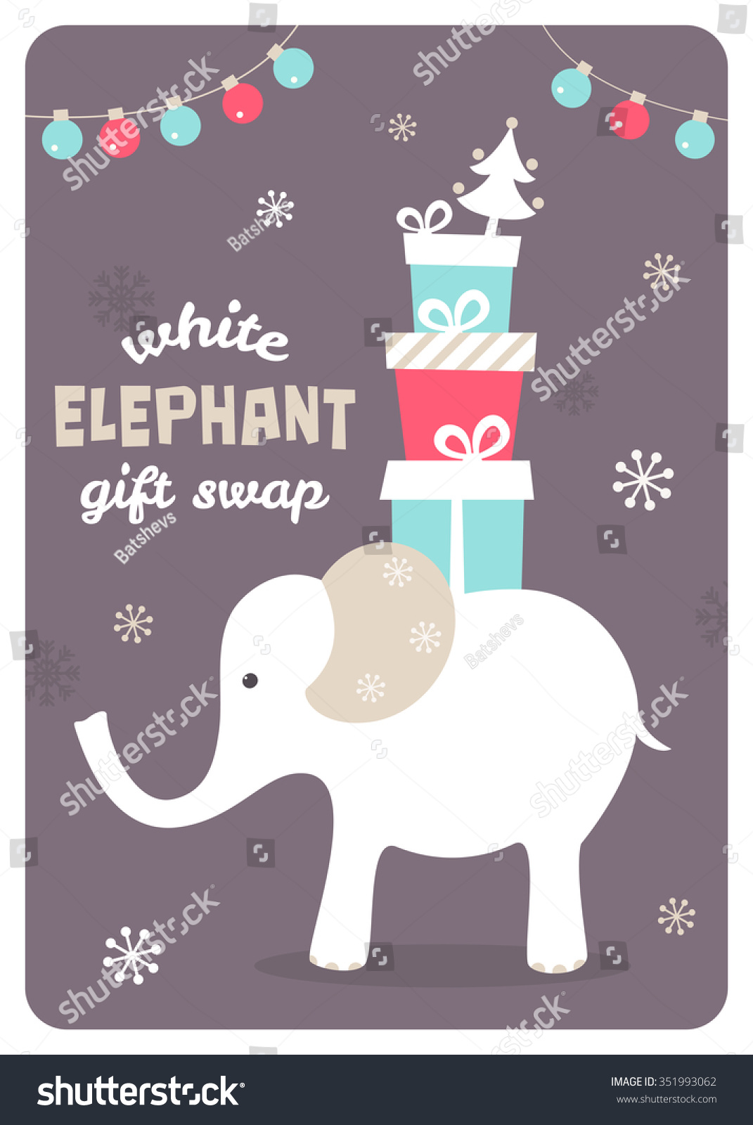 clipart white elephant gift exchange - photo #39