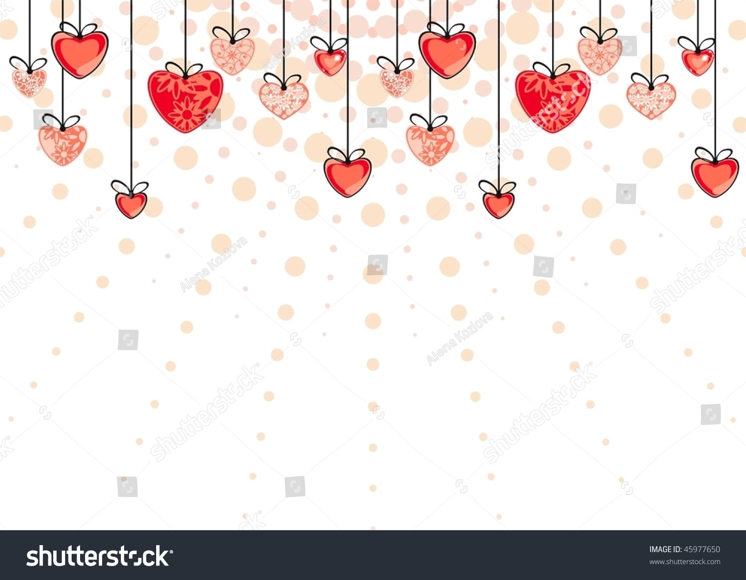 White Love Background Stock Vector Illustration 45977650 : Shutterstock