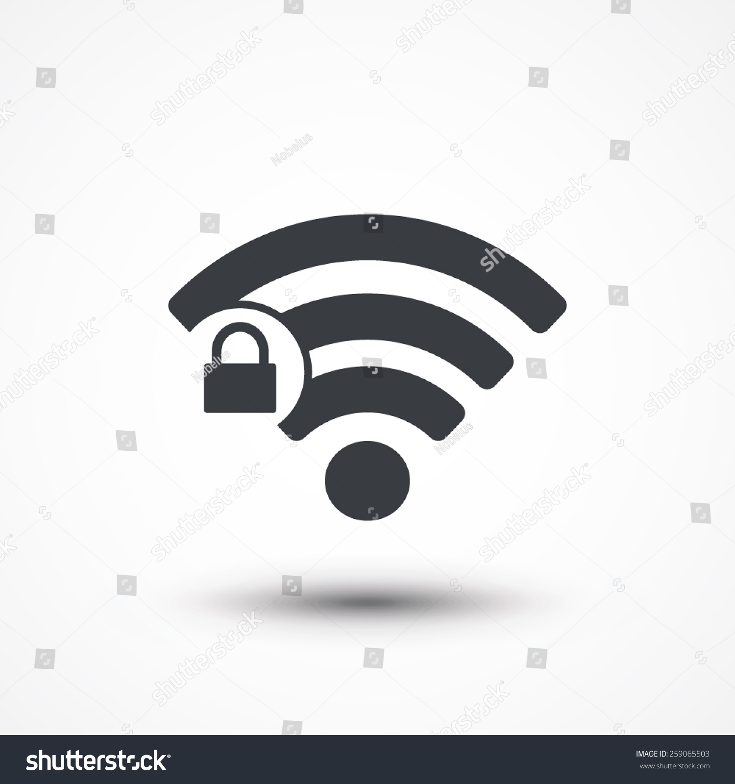 Wifi Locked Symbol