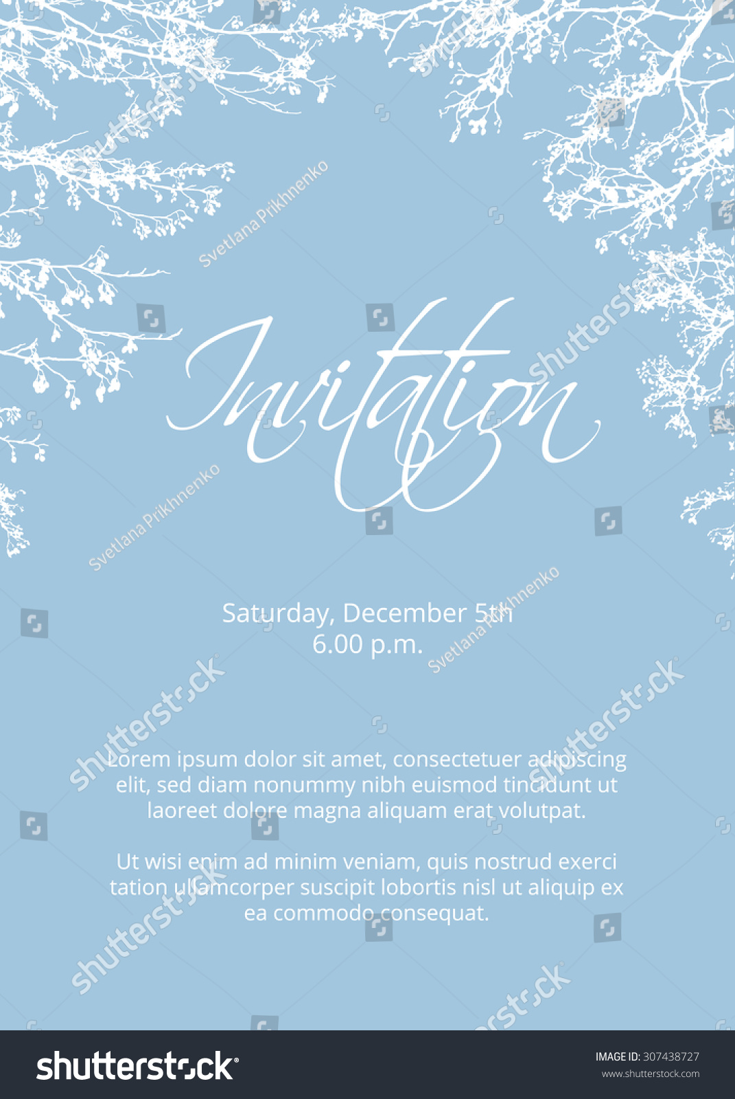 printable snowflake invitations