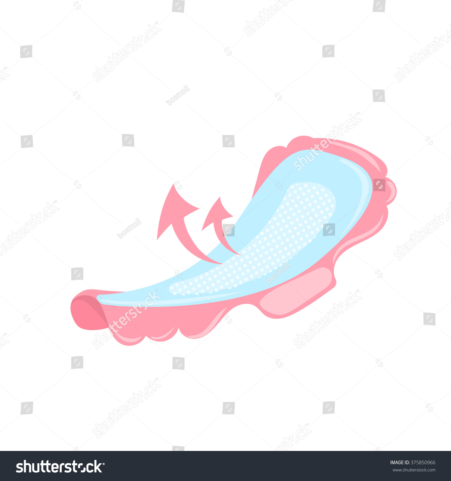 Woman Hygiene Intimate Hygiene Hygiene Pad Stock Vector Illustration 375850966 Shutterstock 6287