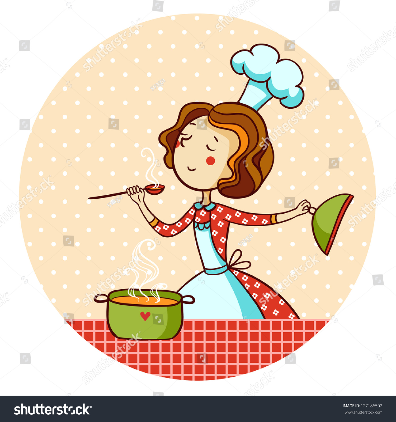 cooking dinner clipart - photo #35