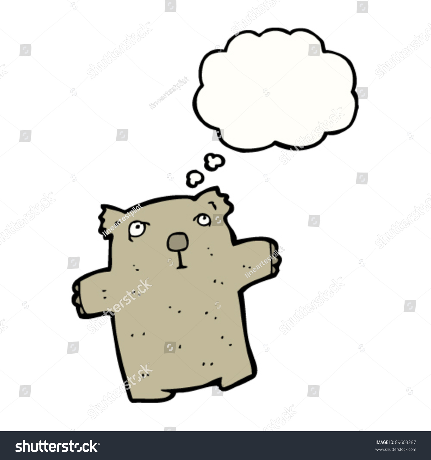 Wombat Cartoon Character Stock Vector Illustration 89603287 : Shutterstock