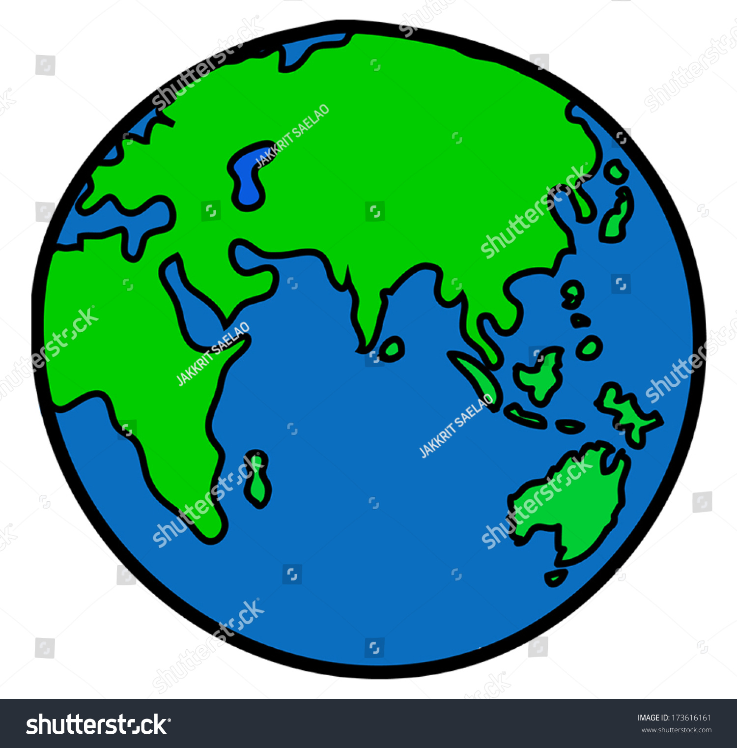 World Drawing Vector - 173616161 : Shutterstock