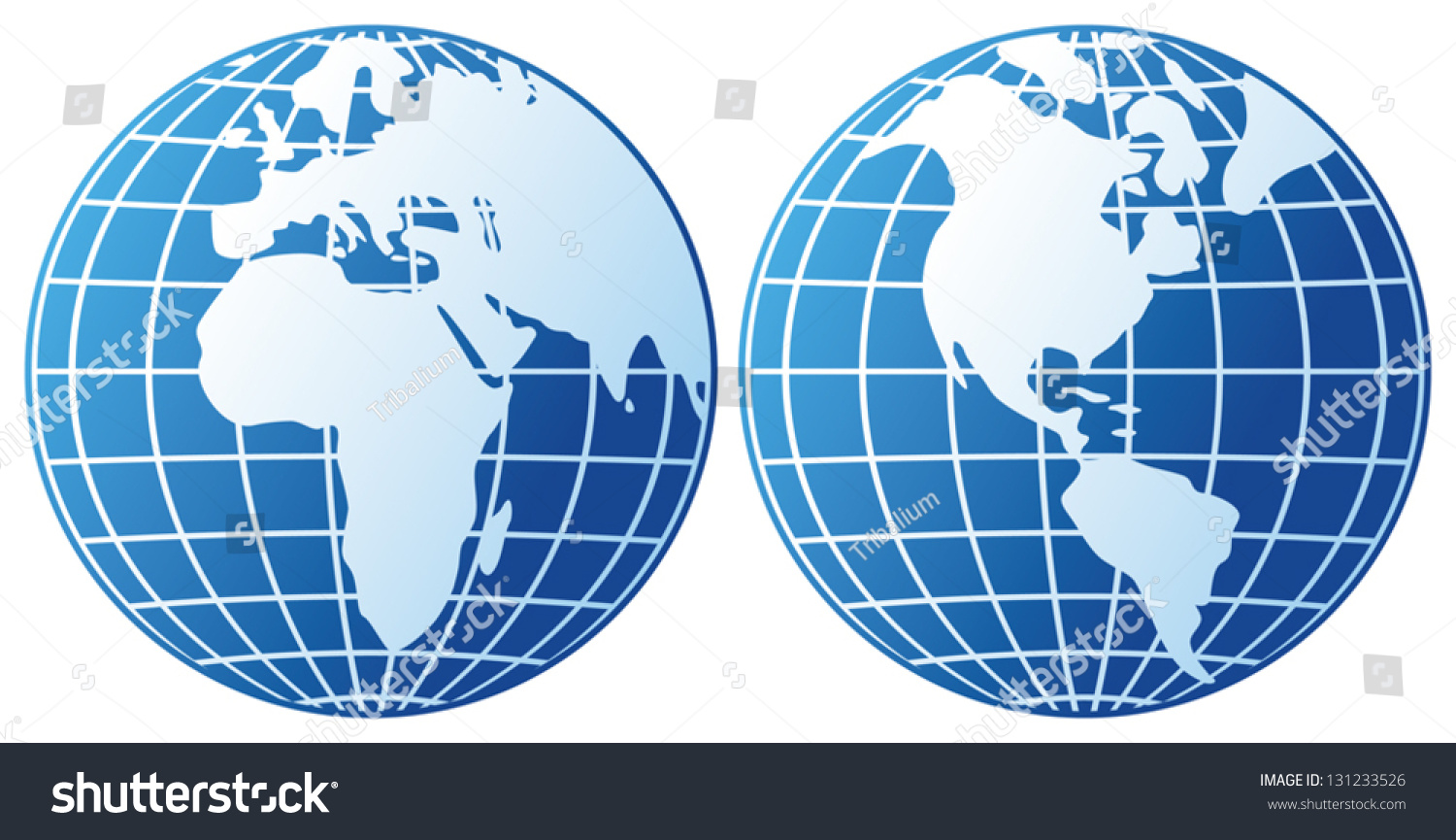 World Globe Icon Stock Vector 131233526 - Shutterstock