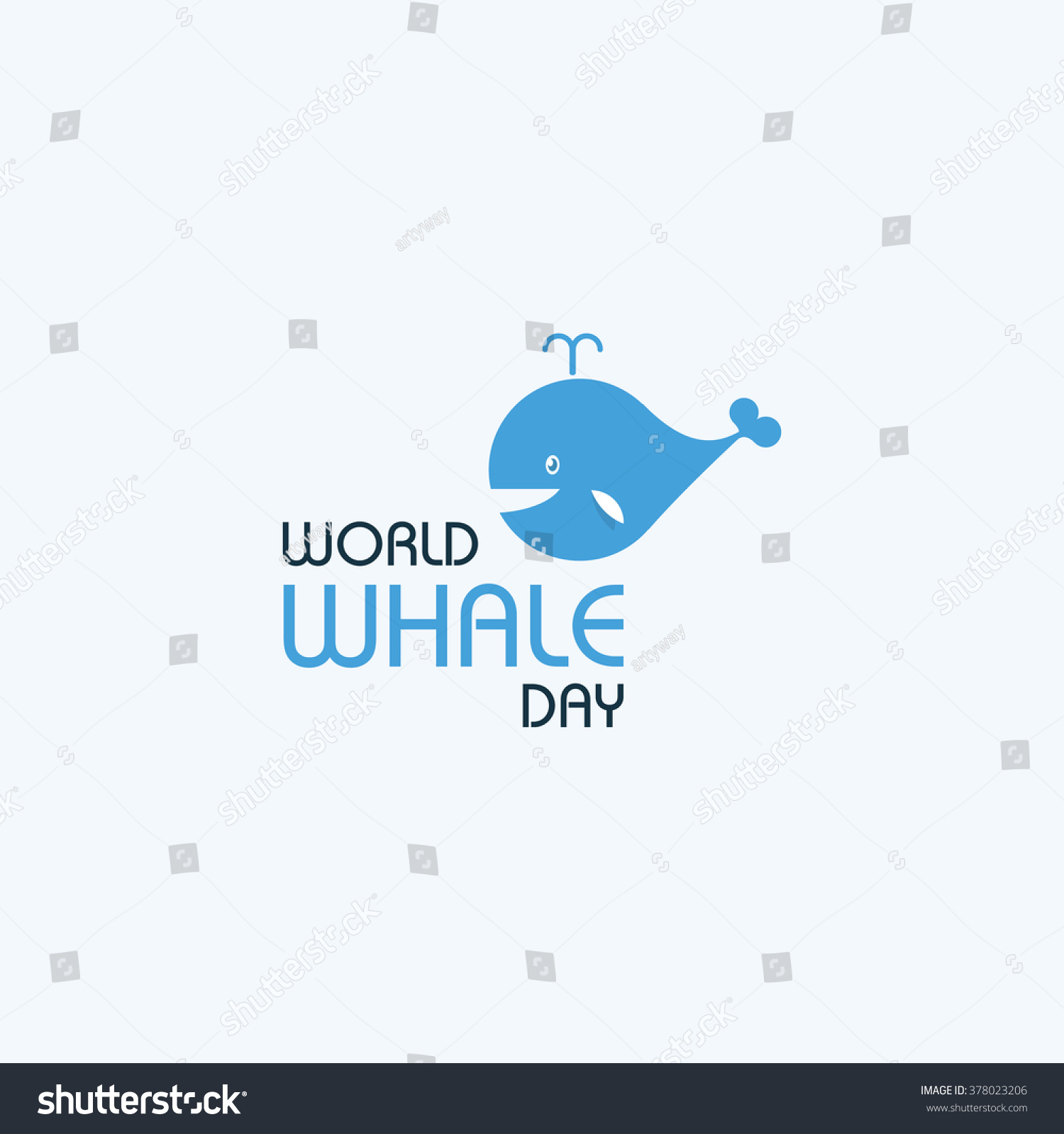 World Whale Day. Maui Festival. Blue Mammals Isolated Logo. Sea Animal