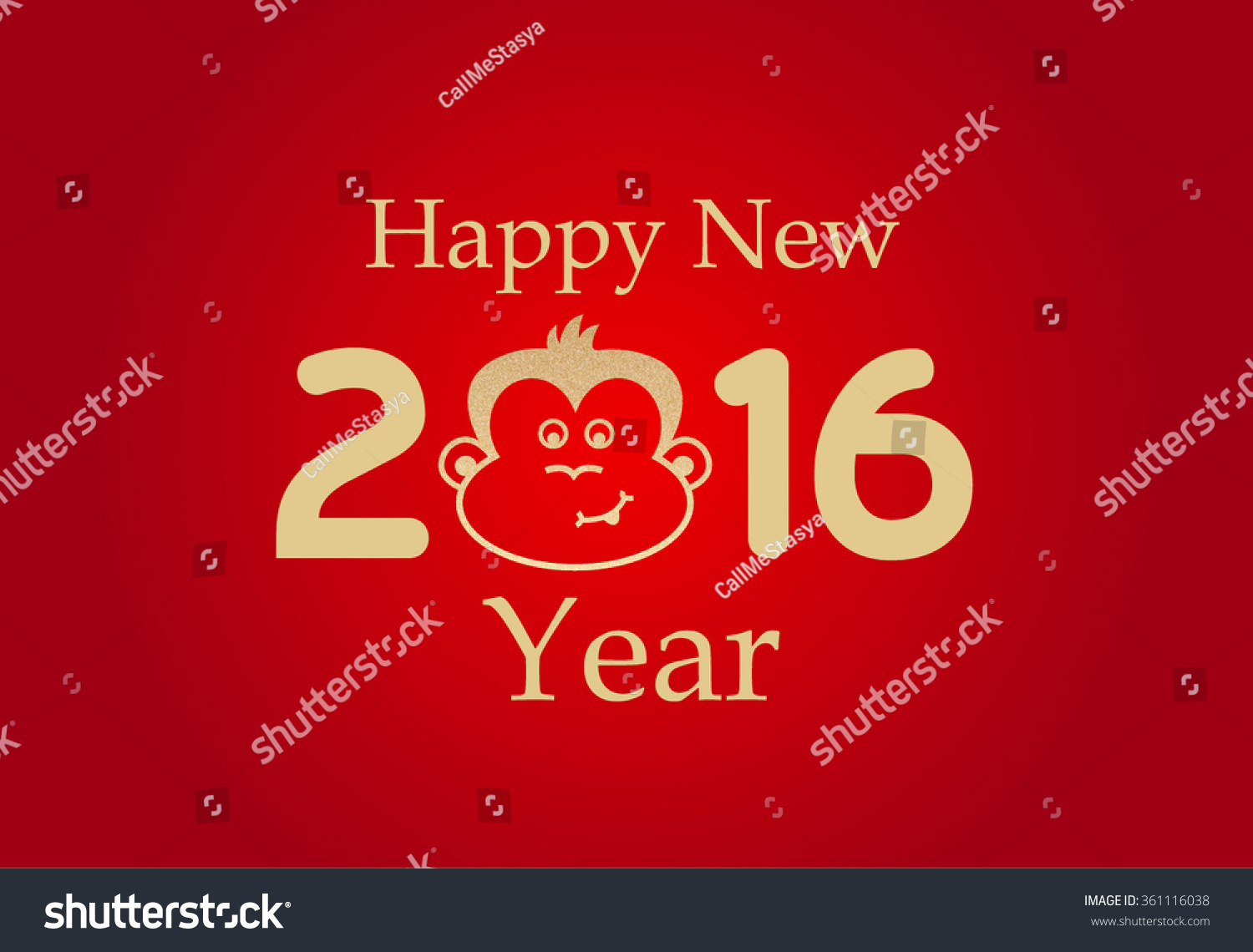 new year golden monkey year of the monkey new year card with the golden monkey new year golden monkey year of the monkey new year card with the golden monkey