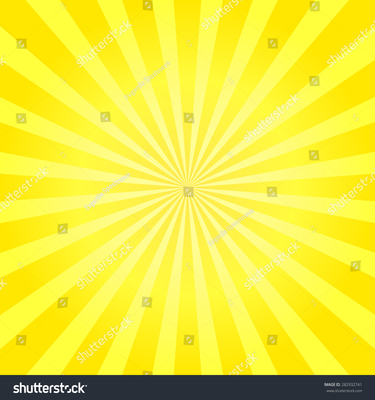 Yellow Shiny Starburst Background. Sunburst Abstract Texture.vector 