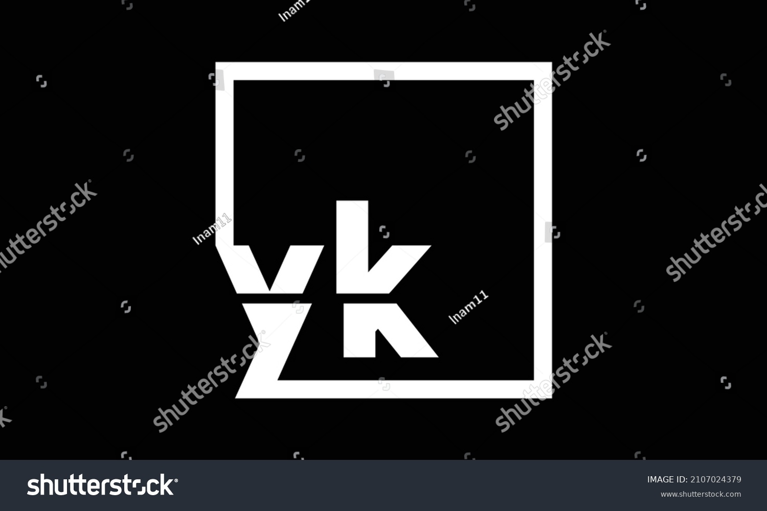 Yk Alphabet Initial Letter Monogram Icon Stock Vector Royalty Free