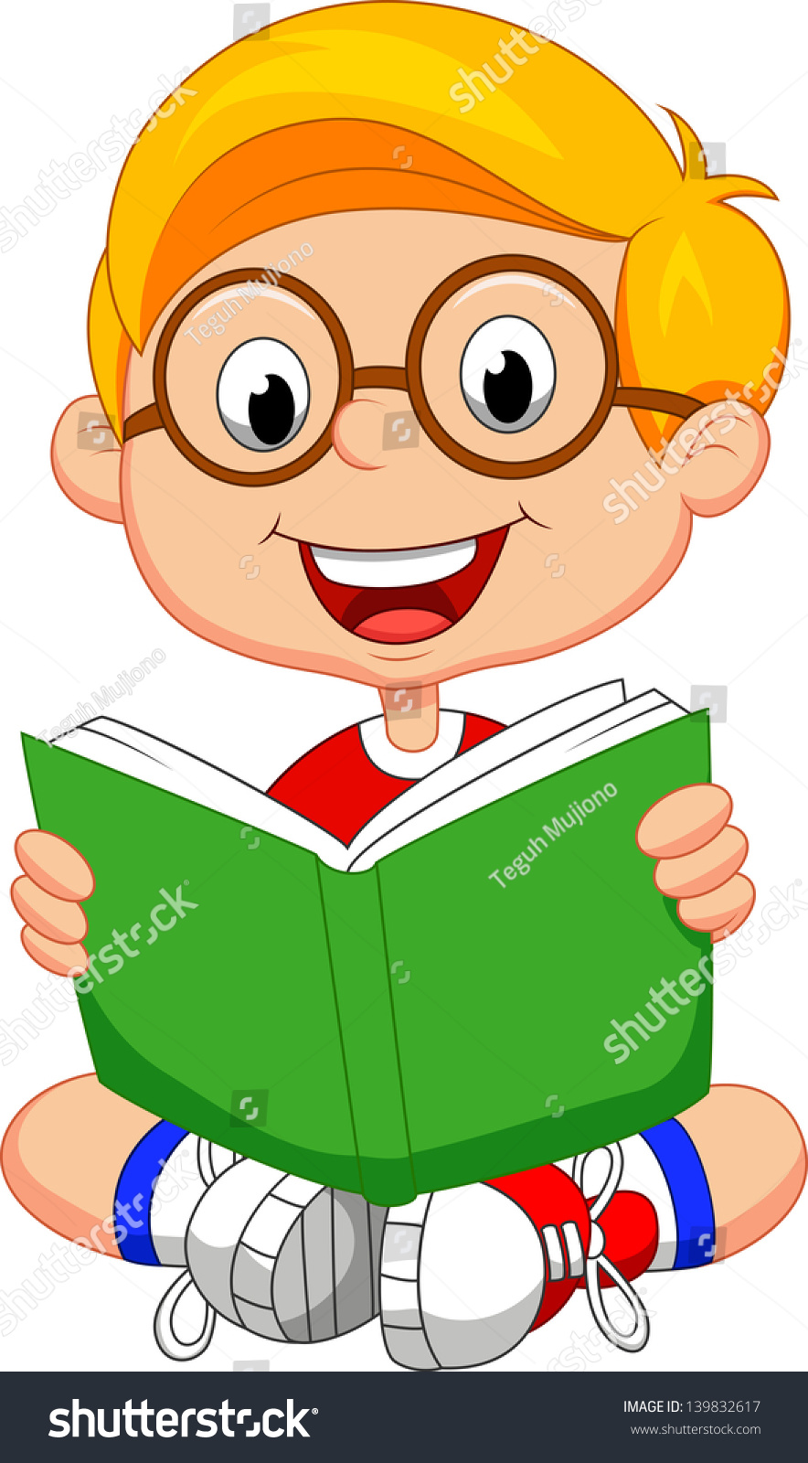 free clipart boy reading book - photo #29