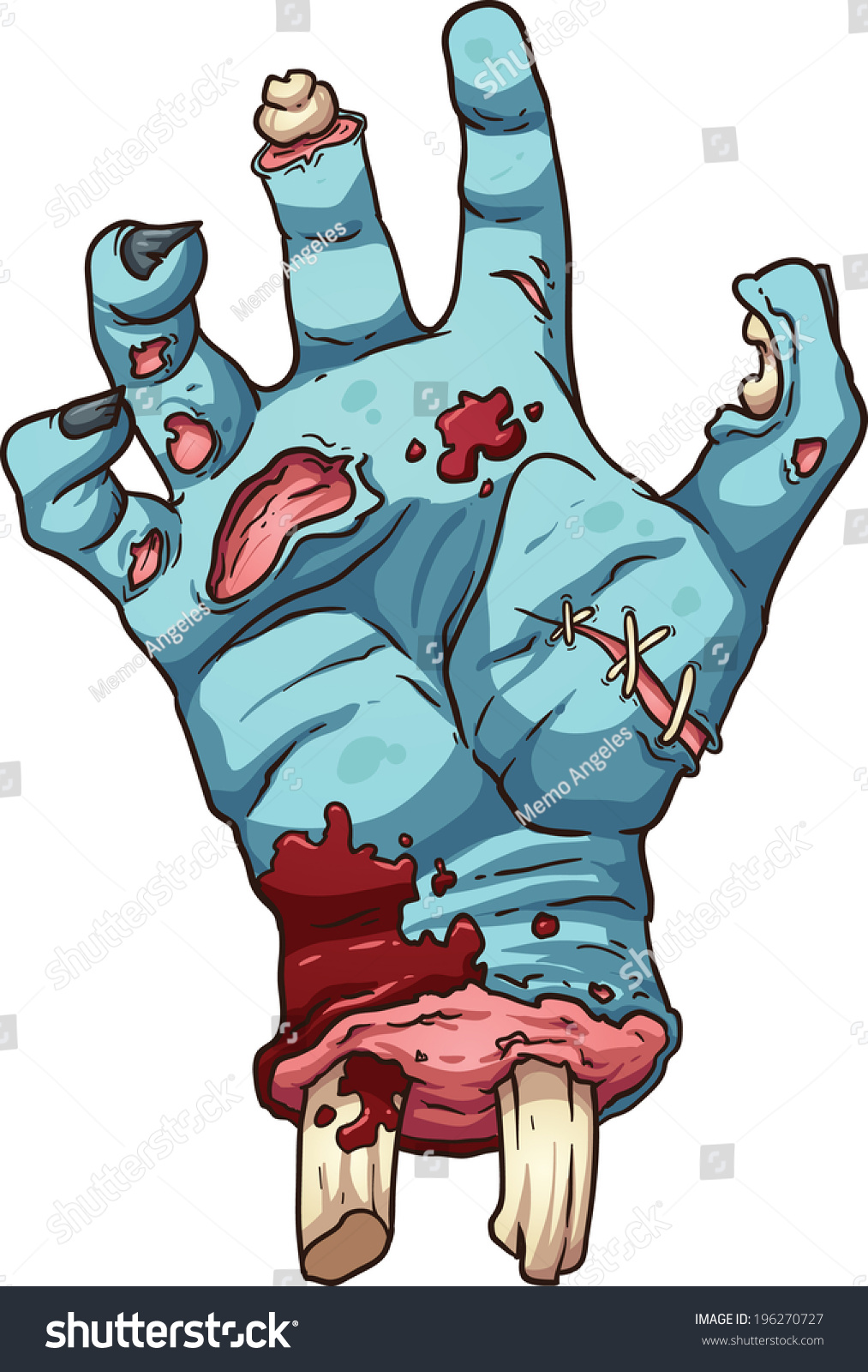 zombie hand clipart - photo #22