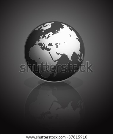 black Earth on dark background