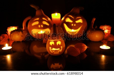 halloween pumpkins with funny faces