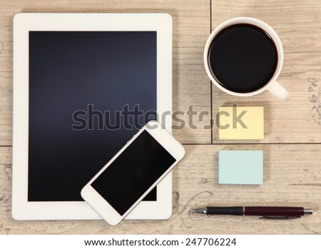 Touch screen tablet computer and telephone