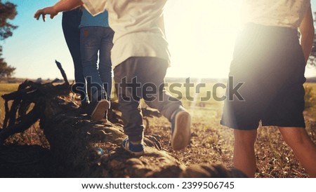 Similar – Image, Stock Photo Close up child playing with sand