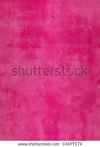 Dark and light pink painted or plaster wall, damaged, grunge, dirty