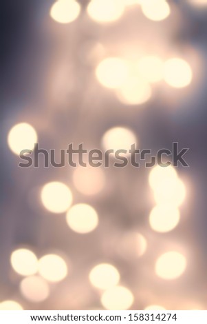 Dark Abstract Lights Festive  Sparkling  background with defocused  texture. Abstract night  twinkled bright background with bokeh lights