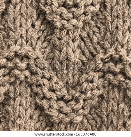Knitted sweater wool texture background macro