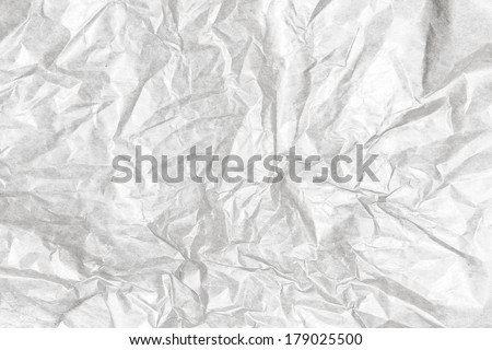 Crumpled white paper background texture. Vintage craft paper texture white grey color. Background of kraft package Paper.