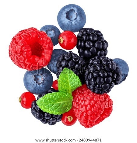 Similar – Image, Stock Photo Berries mix berry fruit