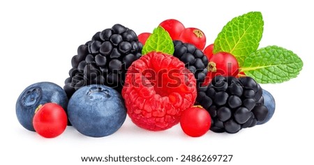 Similar – Image, Stock Photo Berries mix berry fruit