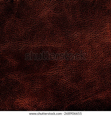 Natural brown leather texture. Leather  background surface for your design, ad, wallpaper, poster, cover.