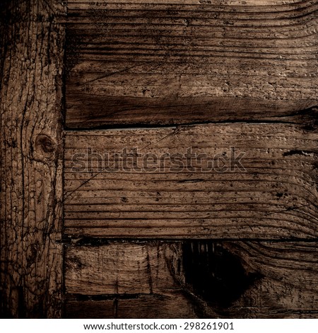Natural Wood texture. Dark Wooden Background. Wooden board floor.