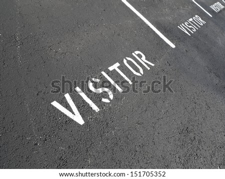 Similar – Image, Stock Photo visitors Visitor Asphalt