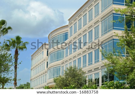 Office building and Palms