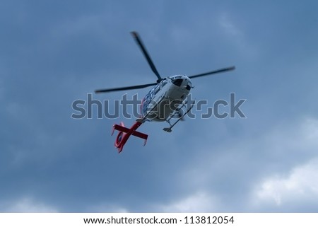 helicopter in Action