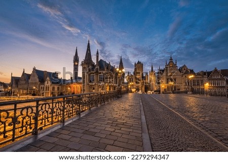 Similar – Foto Bild Sint Michielsbrug , Gent