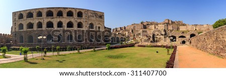 Ruin city at Hyderabad city - India