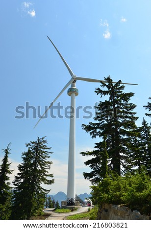 The Eye of the Wind on Grouse Mountain
